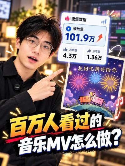 百万播放的 AI 手搓 MV，教程来了！ Opus 5.5 一句话出片，粉丝照做也拿了近 30 万赞 封面